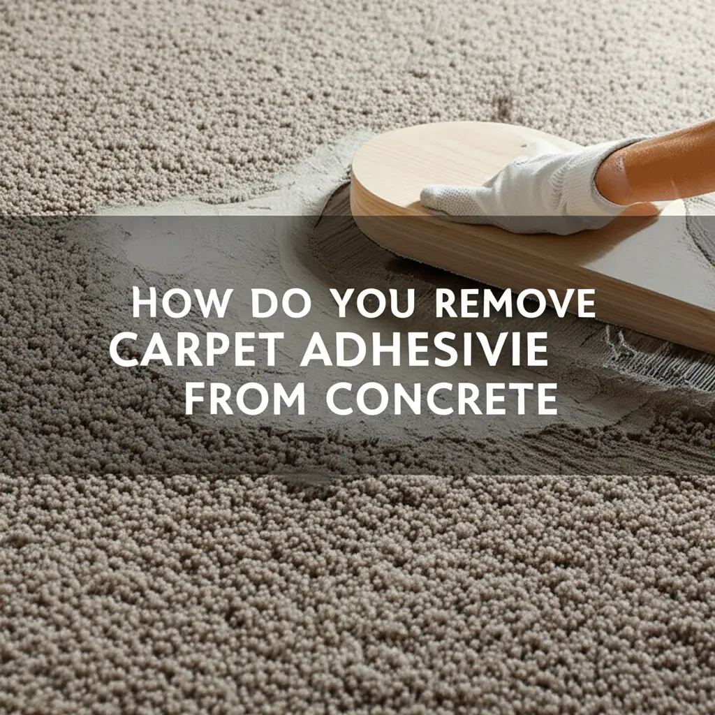 How Do You Remove Carpet Adhesive From Concrete