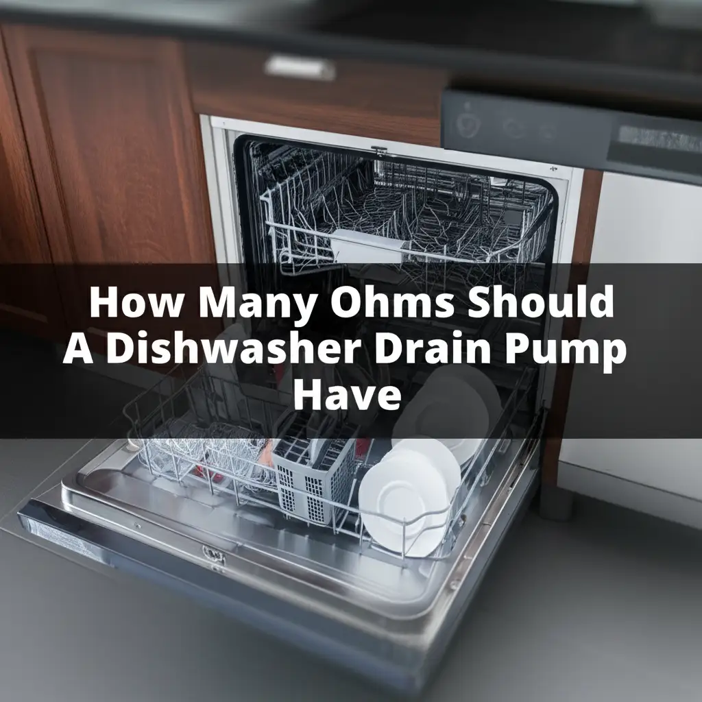 Understand how many ohms a dishwasher drain pump should have for proper function. Learn to test pump resistance, diagnose failures, and ensure efficient drainage.