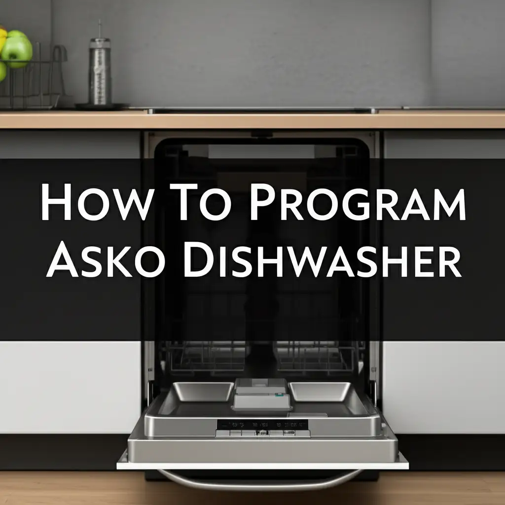 How To Program Asko Dishwasher