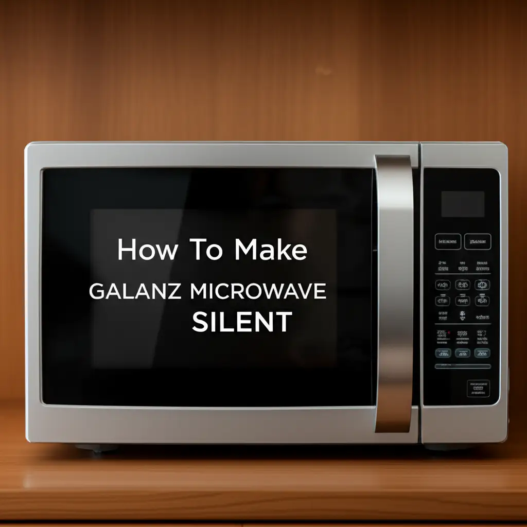 How To Make Galanz Microwave Silent