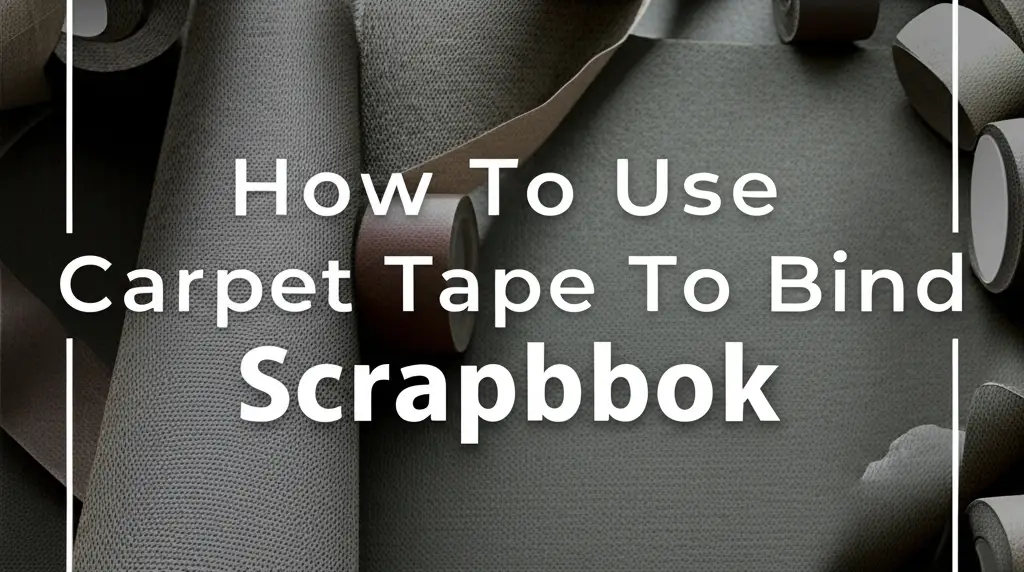 Discover how to use carpet tape for strong scrapbook binding. Learn techniques, pros, cons, and tips for durable DIY albums.