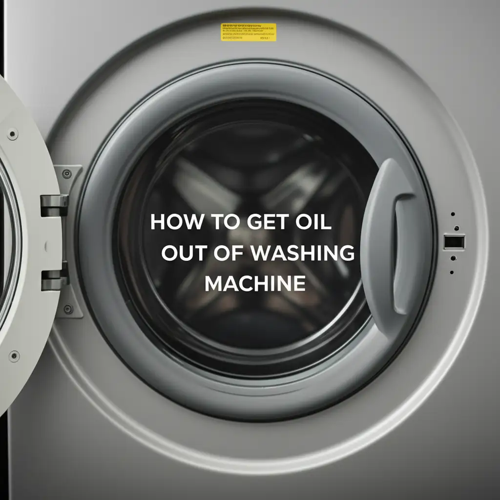 How To Get Oil Out Of Washing Machine