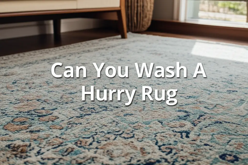 Can You Wash A Hurry Rug