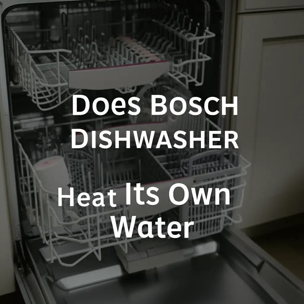 Does Bosch Dishwasher Heat Its Own Water