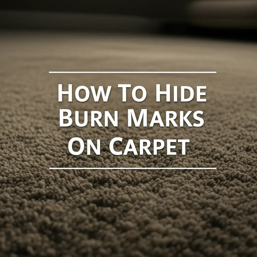 How To Hide Burn Marks On Carpet