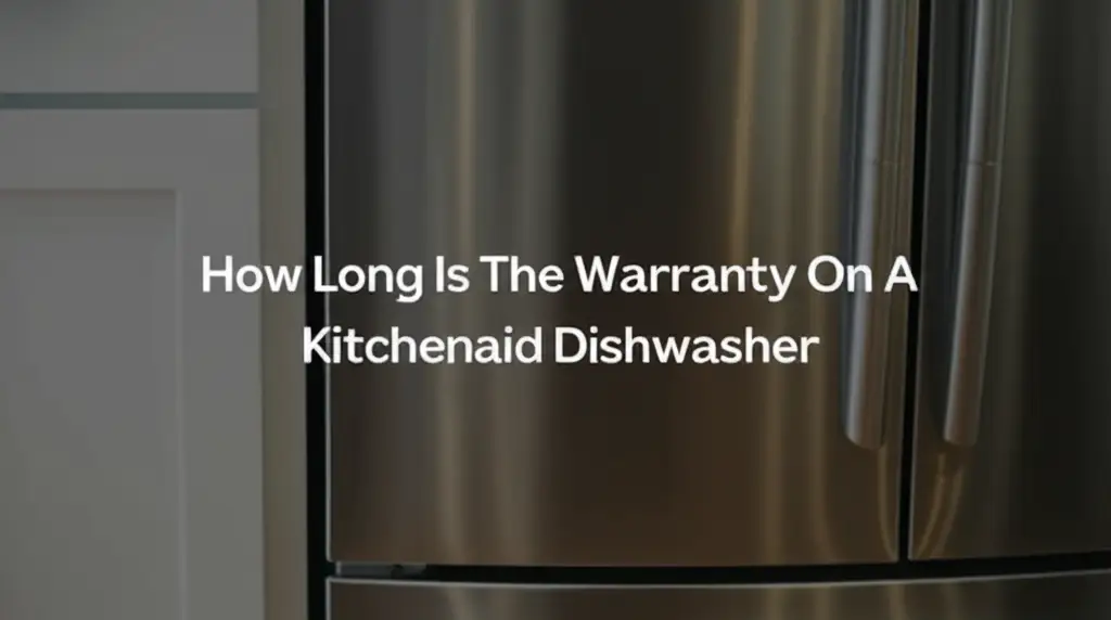 How Long Is The Warranty On A Kitchenaid Dishwasher