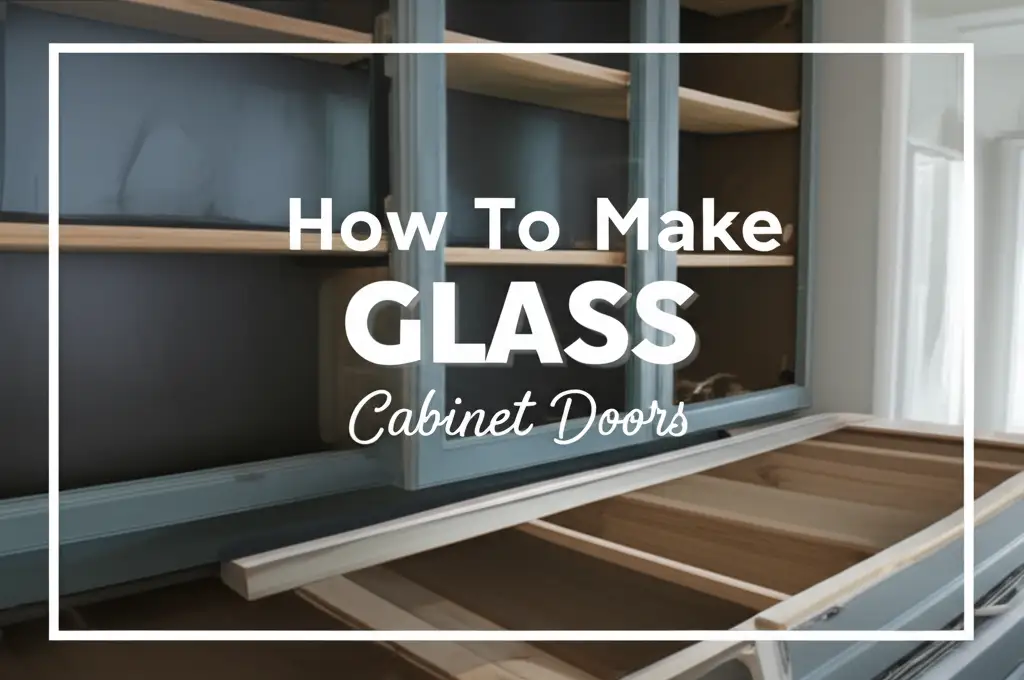 How To Make Glass Cabinet Doors