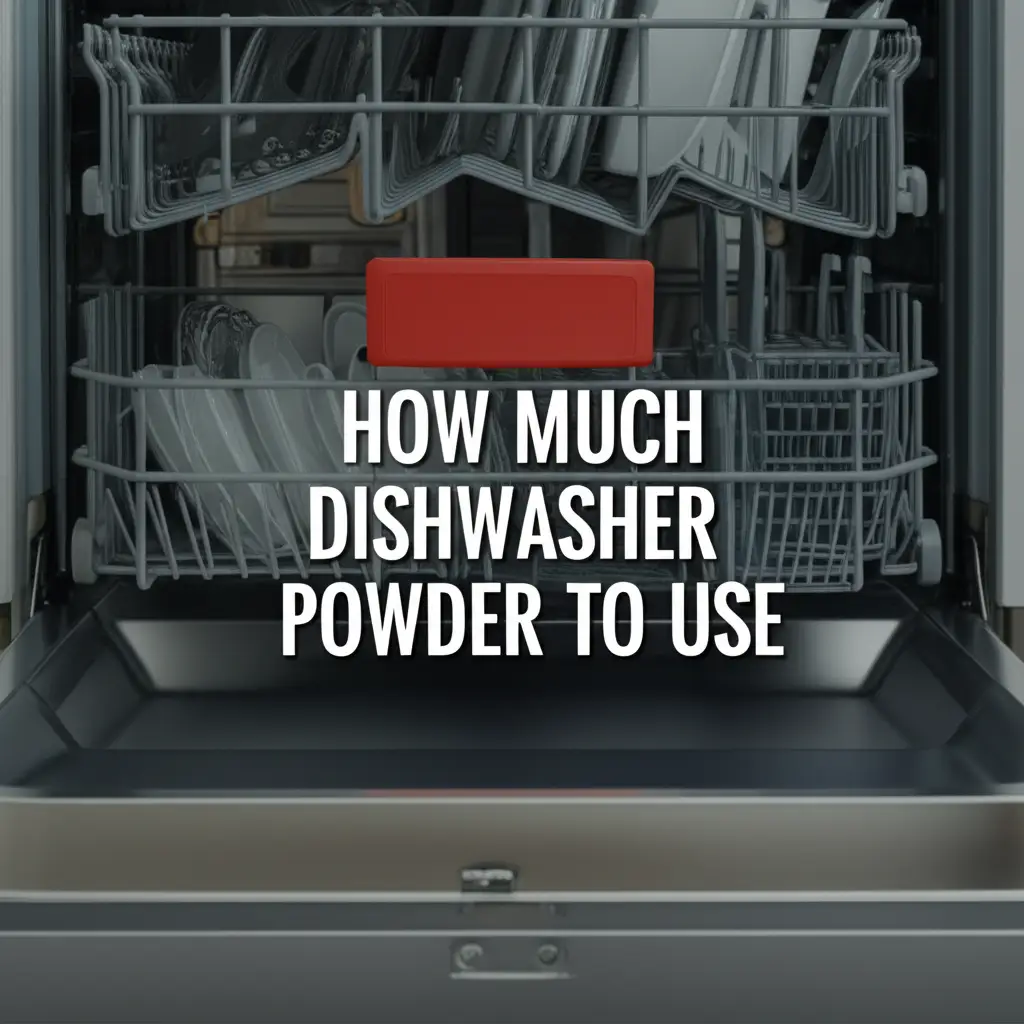 How Much Dishwasher Powder To Use