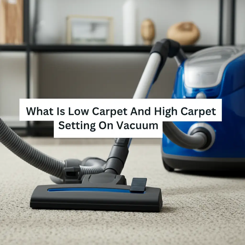Understand low and high carpet vacuum settings for optimal cleaning. Learn how to adjust your vacuum for different carpet types.