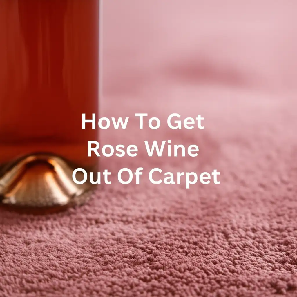 How To Get Rose Wine Out Of Carpet