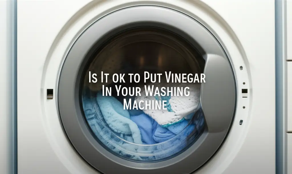Is It Ok To Put Vinegar In Your Washing Machine