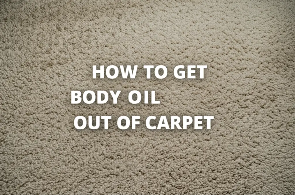 How To Get Body Oil Out Of Carpet
