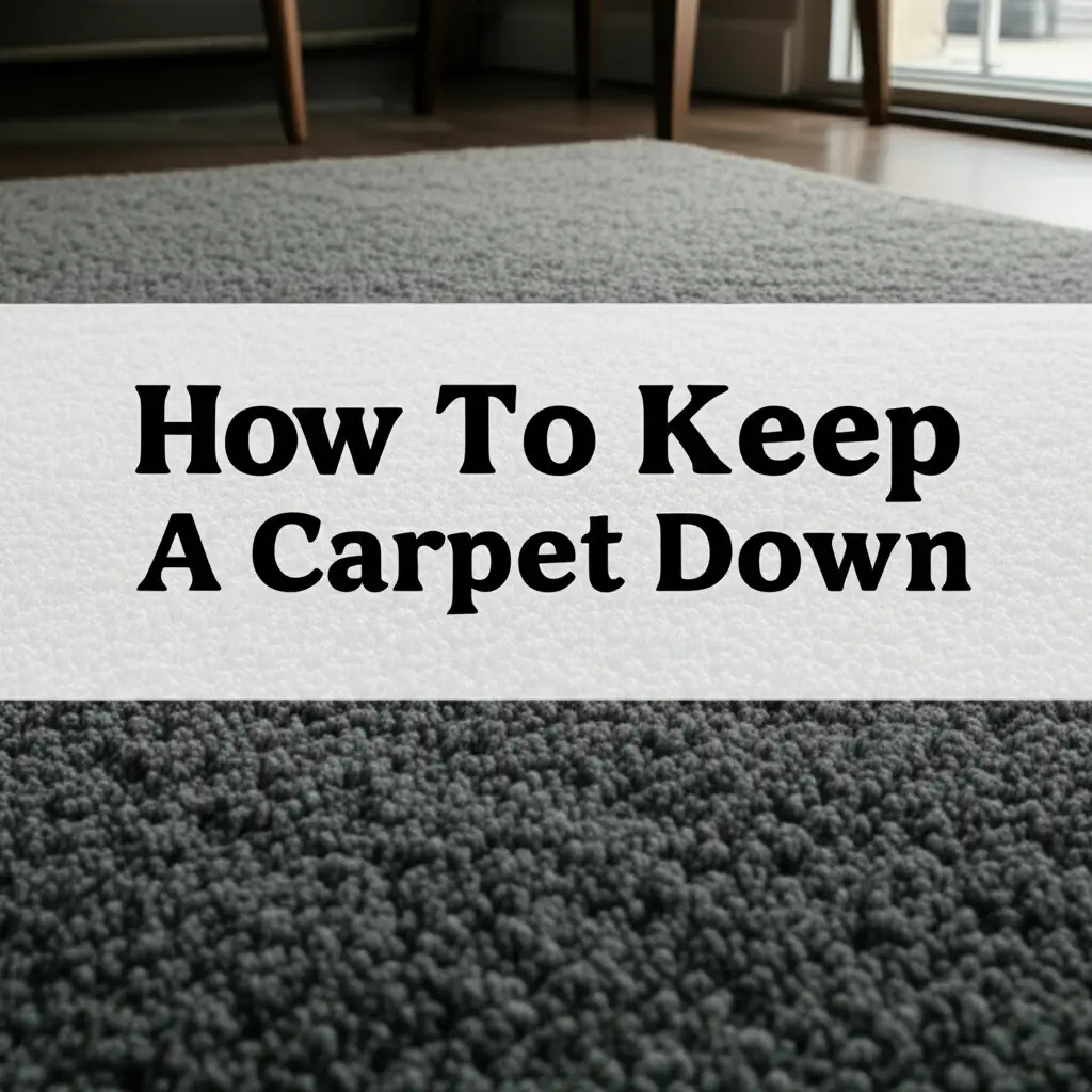 How To Keep A Carpet Down