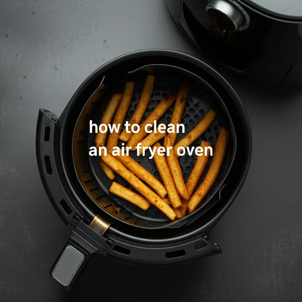 how to clean an air fryer oven