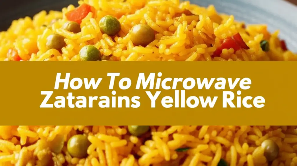 How To Microwave Zatarains Yellow Rice