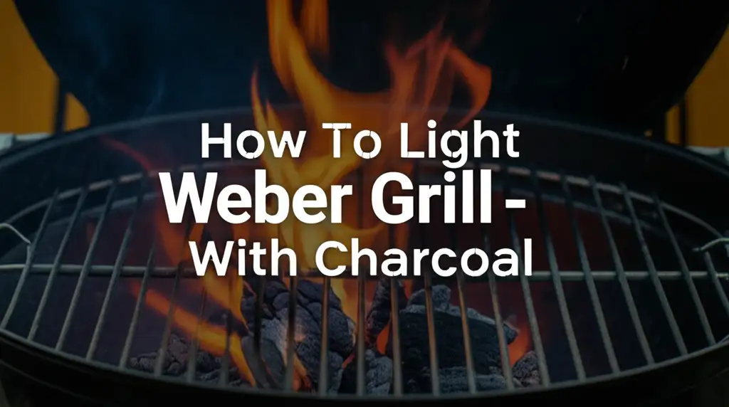 How To Light Weber Grill With Charcoal