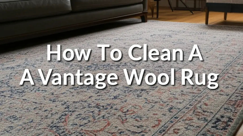 How To Clean A Vantage Wool Rug