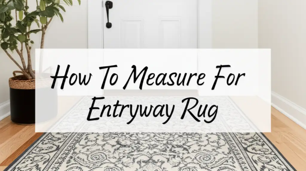 How To Measure For Entryway Rug