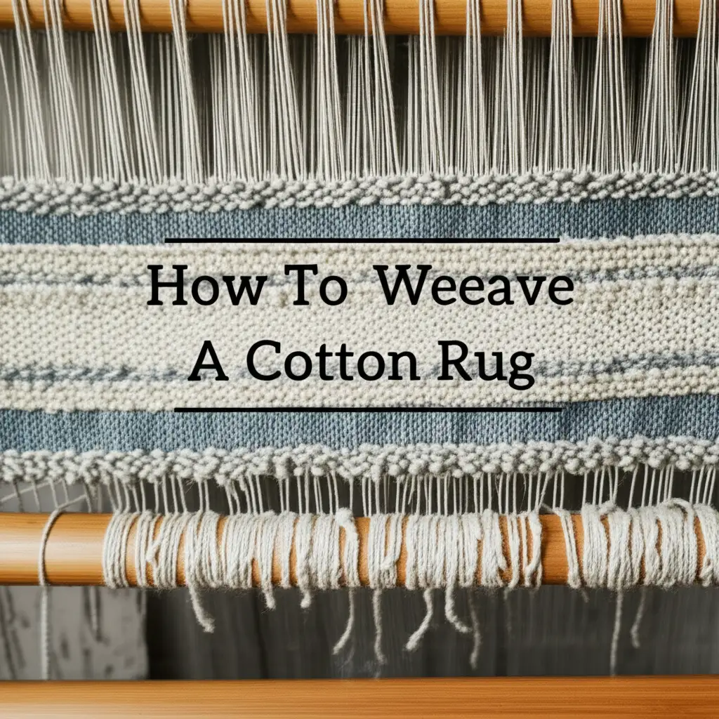How To Weave A Cotton Rug