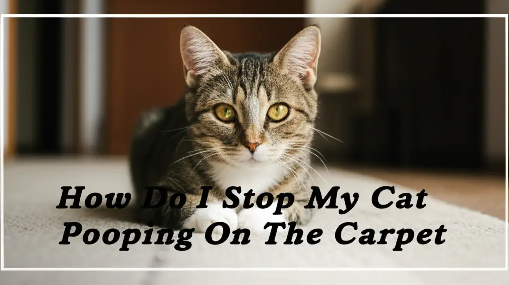 How Do I Stop My Cat Pooping On The Carpet