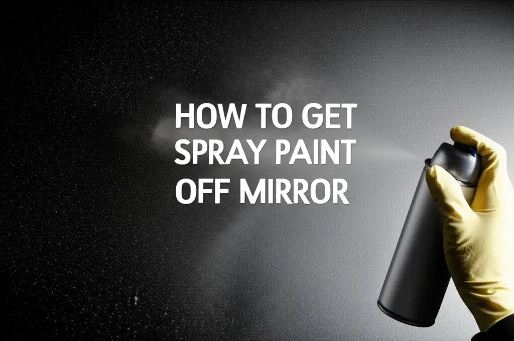 How To Get Spray Paint Off Mirror