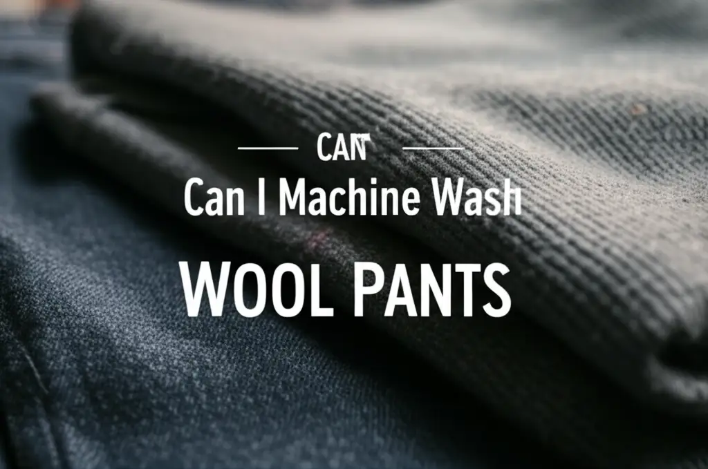 Can I Machine Wash Wool Pants