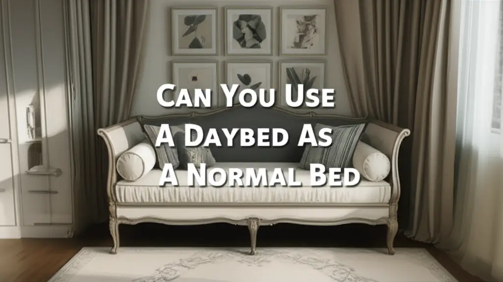 Can You Use A Daybed As A Normal Bed
