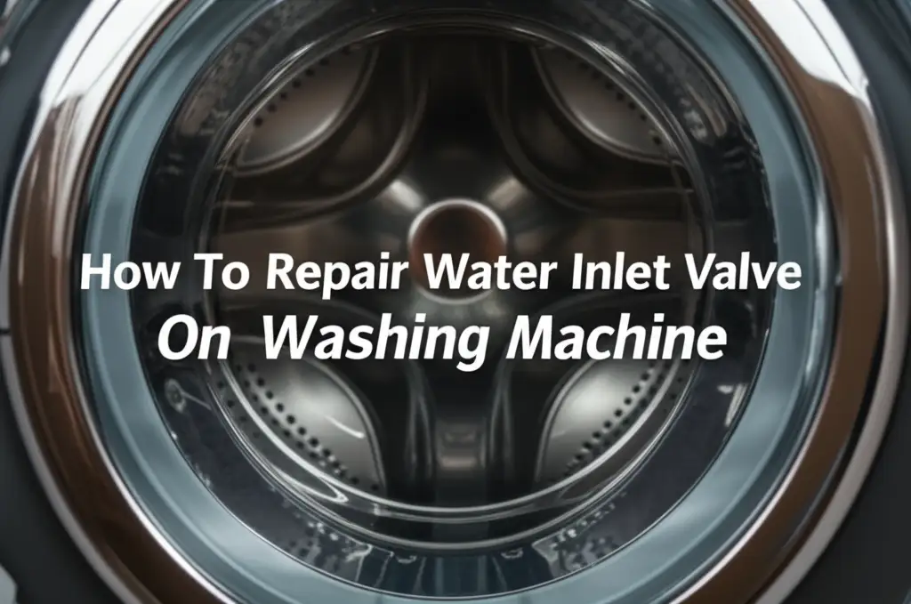 How To Repair Water Inlet Valve On Washing Machine