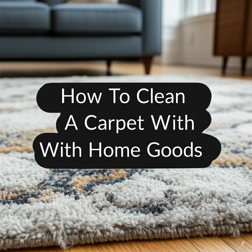 How To Clean A Carpet With Home Goods