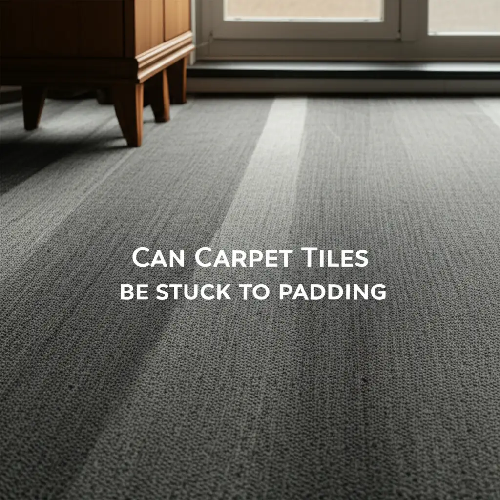 Can Carpet Tiles Be Stuck To Padding
