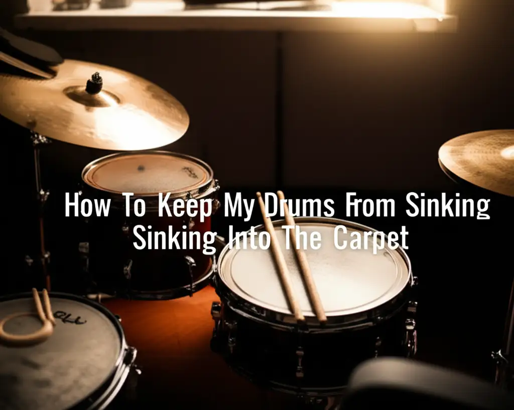 How To Keep My Drums From Sinking Into The Carpet
