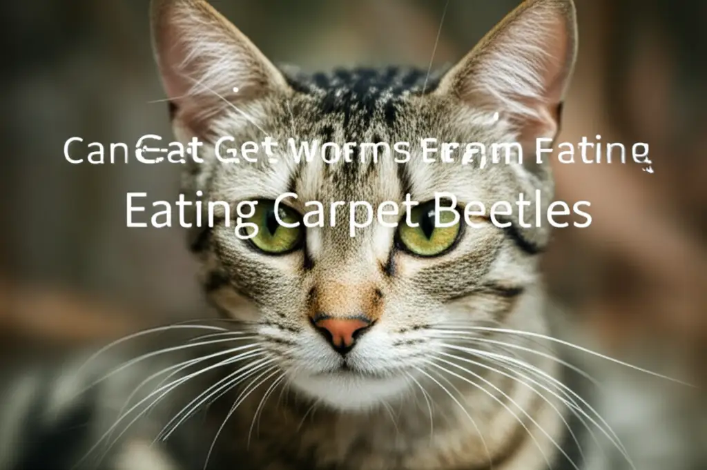 Can Cat Get Worms From Eating Carpet Beetles