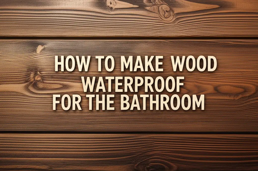 How To Make Wood Waterproof For The Bathroom