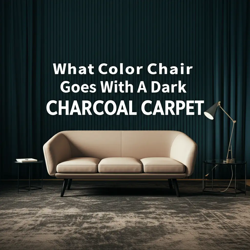 What Color Chair Goes With A Dark Charcoal Carpet