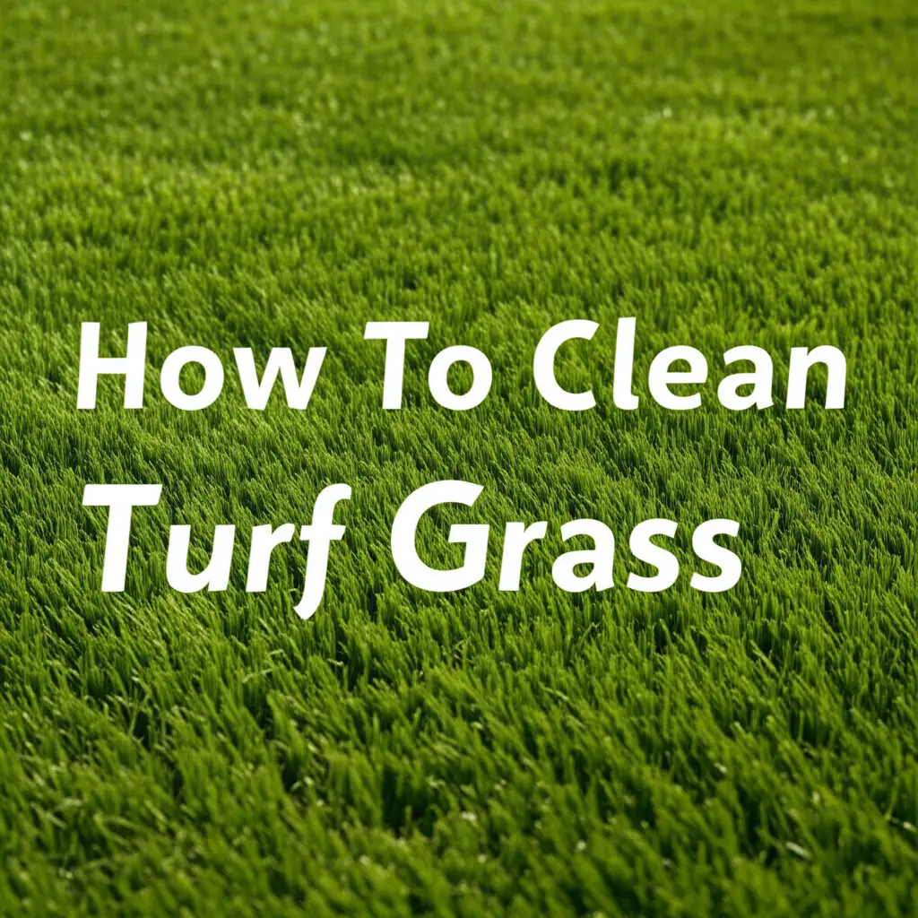 How To Clean Turf Grass