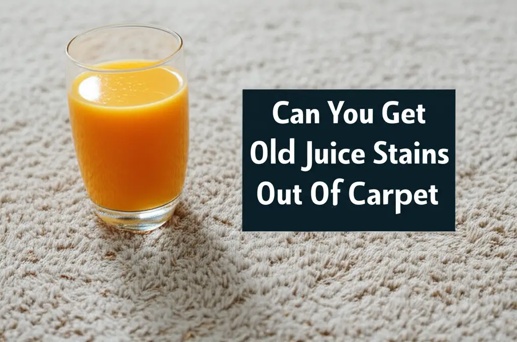 Can You Get Old Juice Stains Out Of Carpet