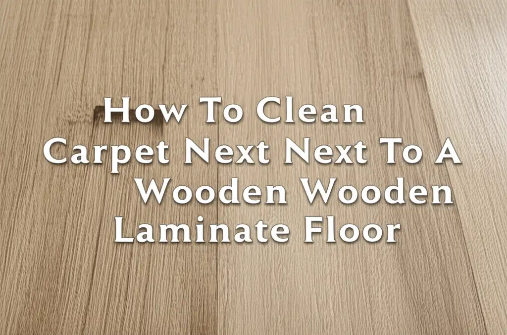 How To Clean Carpet Next To A Wooden Laminate Floor