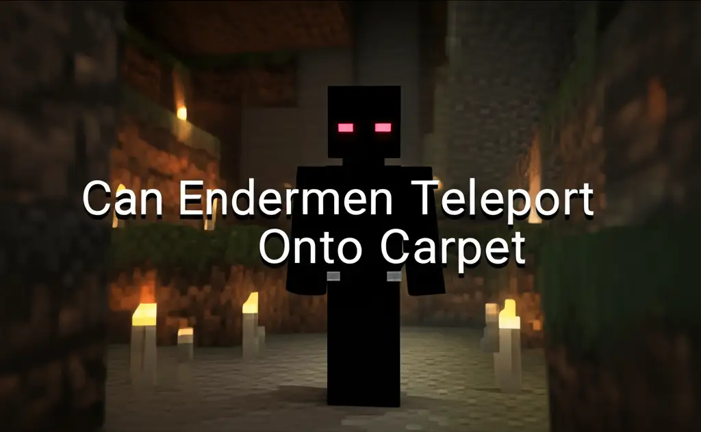 Can Endermen Teleport Onto Carpet in Minecraft?