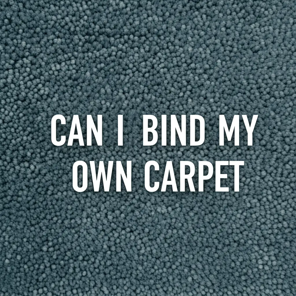 Can I Bind My Own Carpet A DIY Guide to Professional Edges