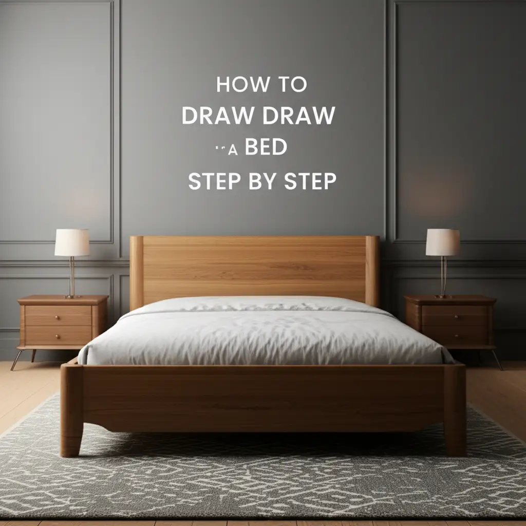 Learn how to draw a bed step by step with our easy guide. Master perspective, shading, and details for realistic bedroom scenes.