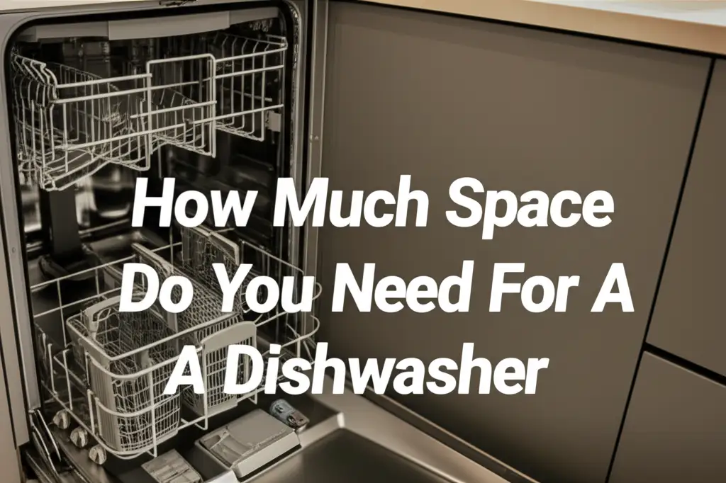 How Much Space Do You Need For A Dishwasher
