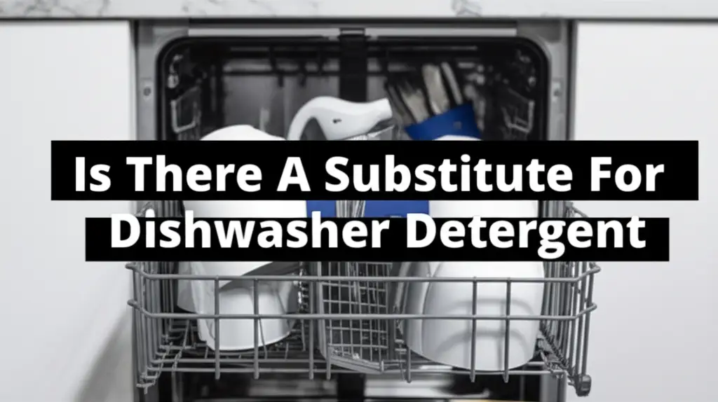 Is There A Substitute For Dishwasher Detergent