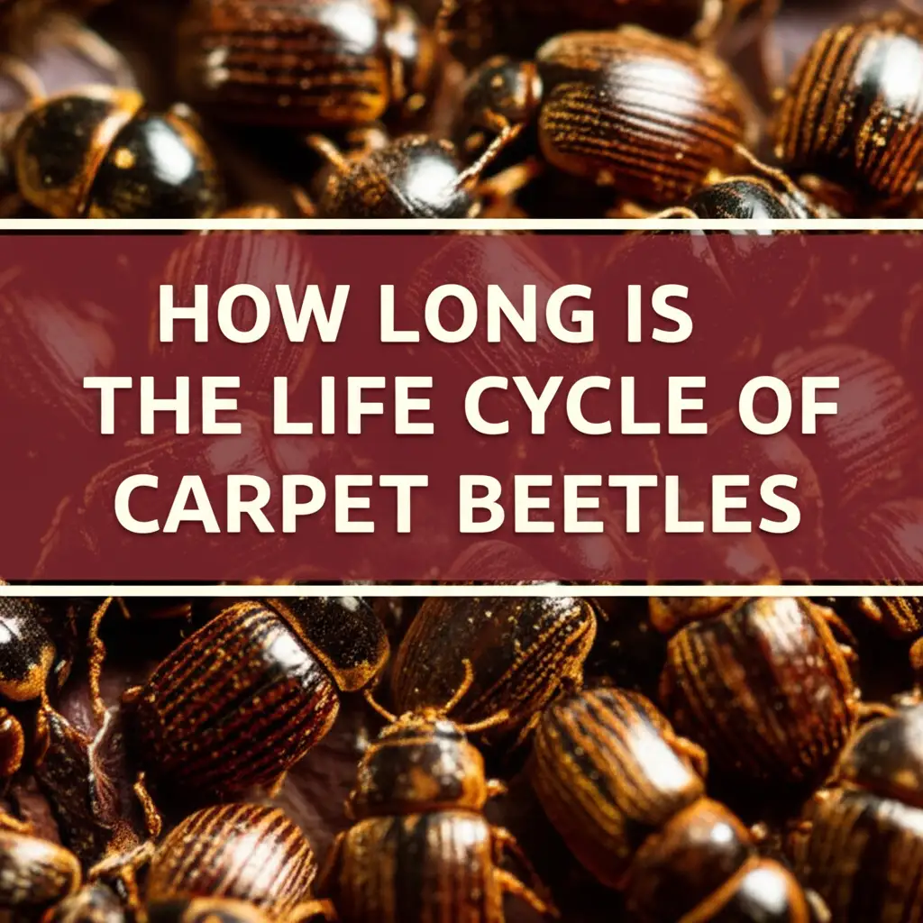 How Long Is The Life Cycle Of Carpet Beetles