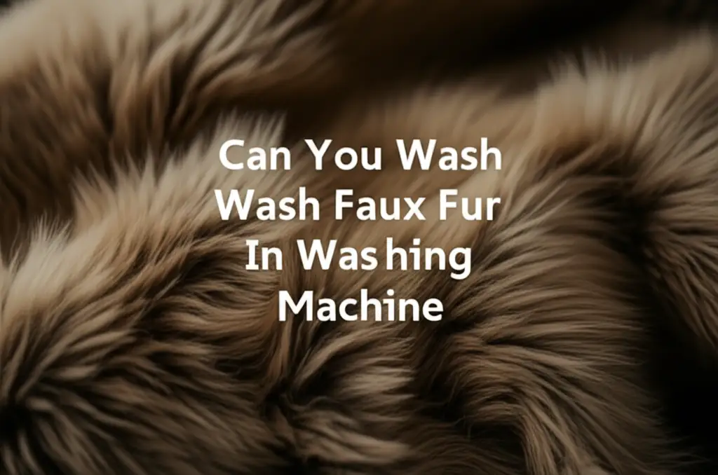 Can You Wash Faux Fur In Washing Machine