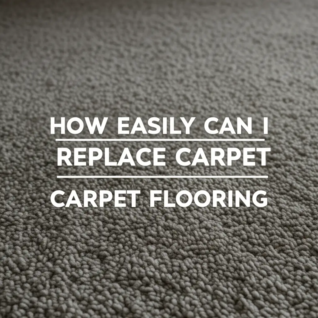 How Easily Can I Replace Carpet Flooring