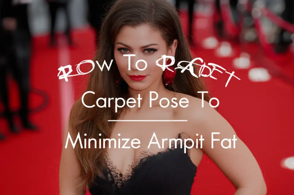 How To Red Carpet Pose To Minimize Armpit Fat