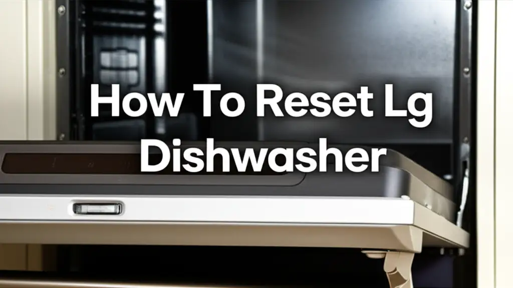 How To Reset Lg Dishwasher