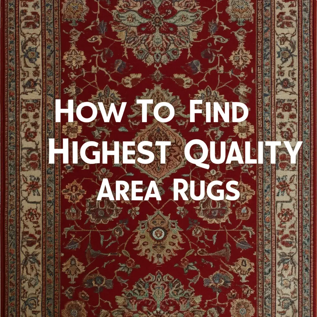 Learn how to find the highest quality area rugs for your home. Discover key factors like materials, construction, and density for lasting beauty.