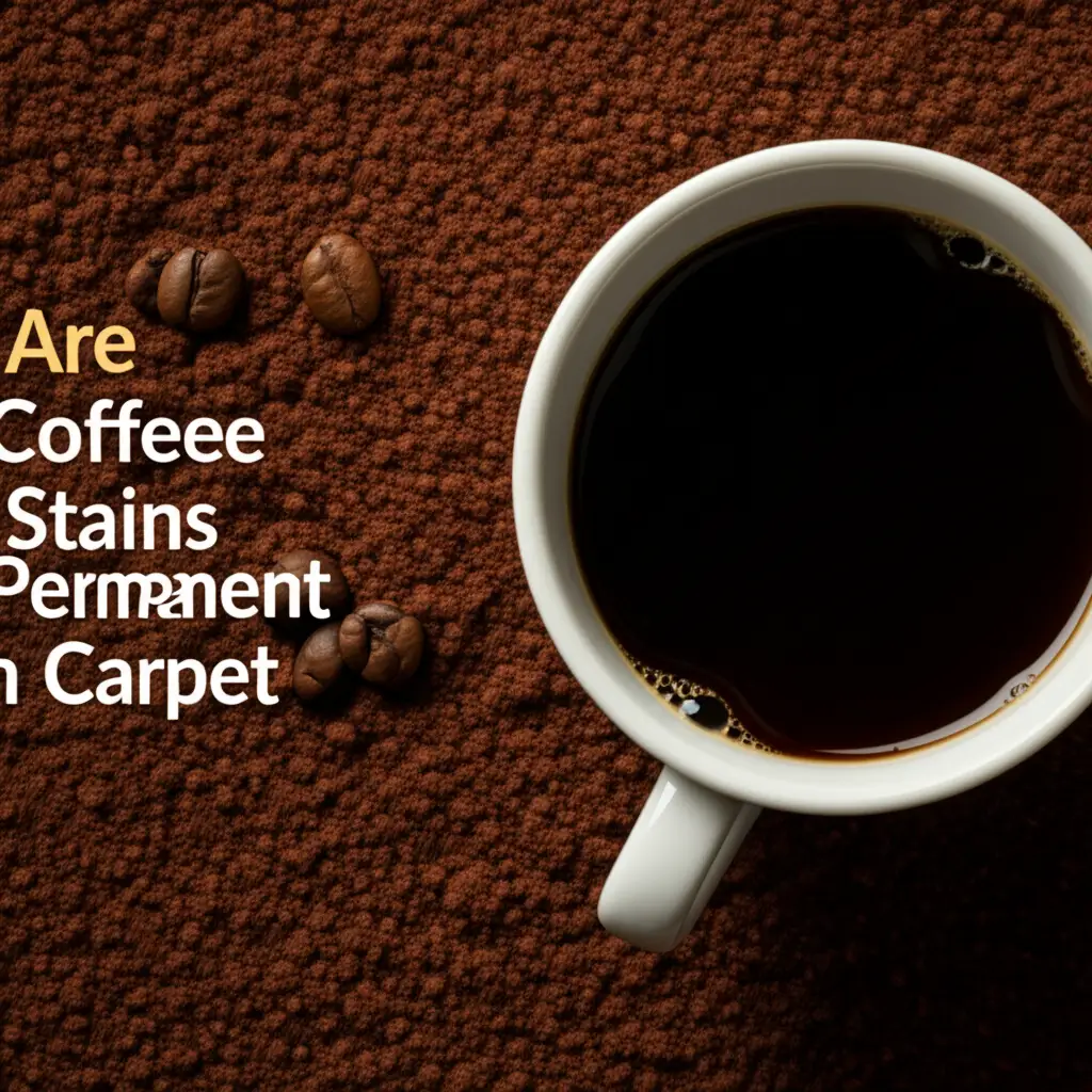 Are Coffee Stains Permanent On Carpet