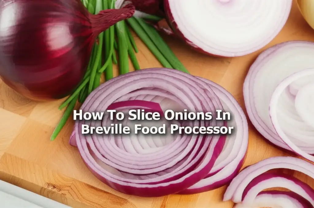 How To Slice Onions In Breville Food Processor